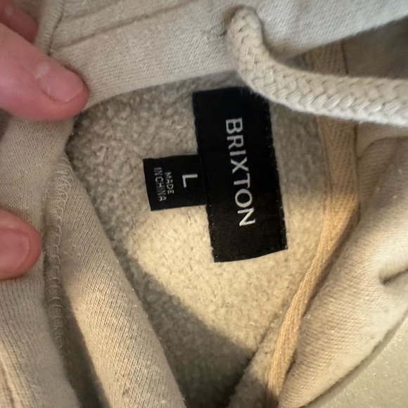Brixton Cream Hoodie - Picture 2 of 3